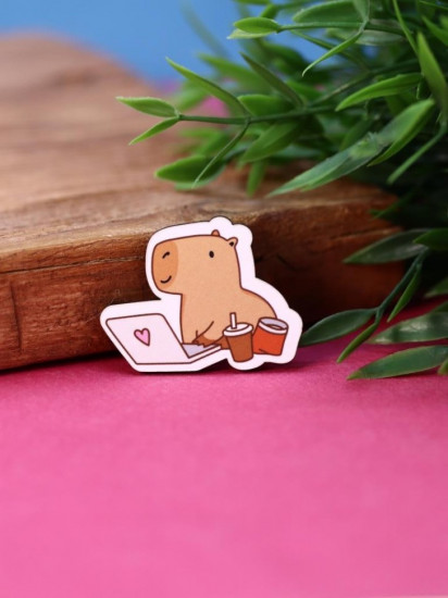 Значок «Capybara working»