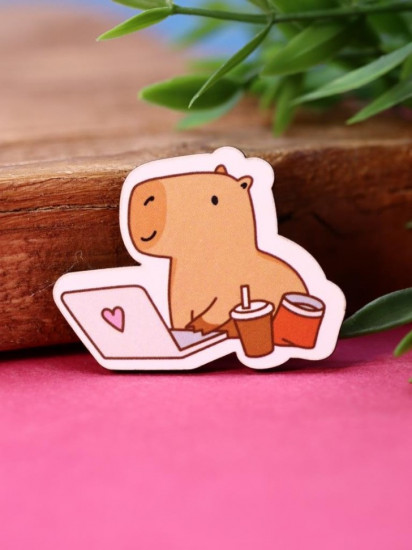Значок «Capybara working»