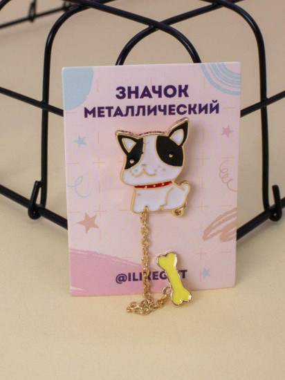 Значок «Dog with bone»