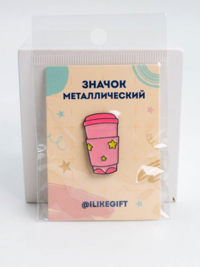 Значок «Pink coffee»