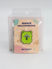 Значок «Flower frog» - Фото 2