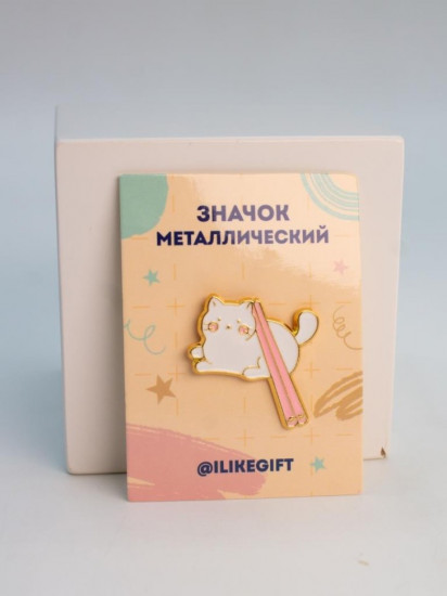 Значок «Cat chopsticks»