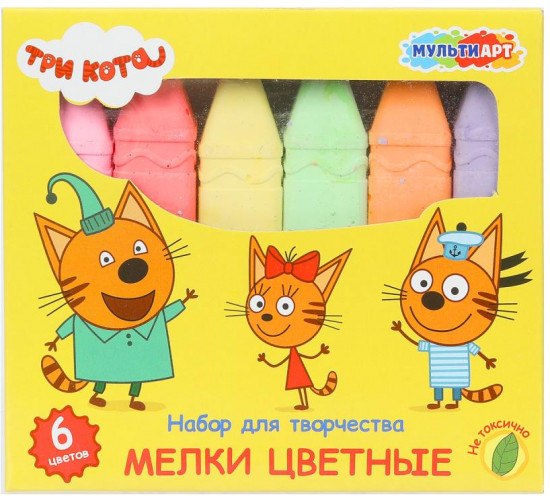 Набор мелков для творчества «Три кота»