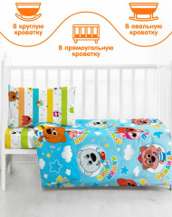 Комплект постельного белья «Мини-мишки» - Фото 3