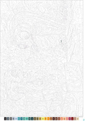 Раскраска по номерам «Mechants» - Фото 4