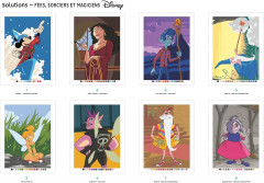 Раскраска по номерам «Fées, sorciers et magiciens» - Фото 2