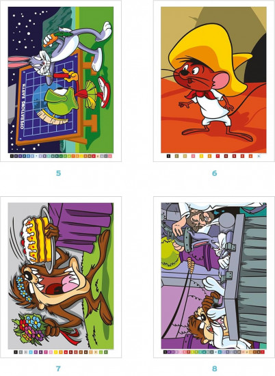 Раскраска по номерам «Looney Tunes. Tome 2»