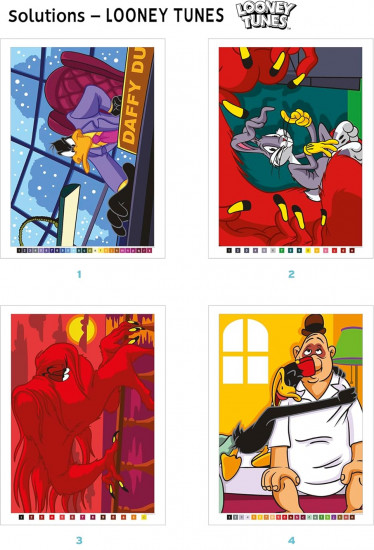 Раскраска по номерам «Looney Tunes. Tome 2»