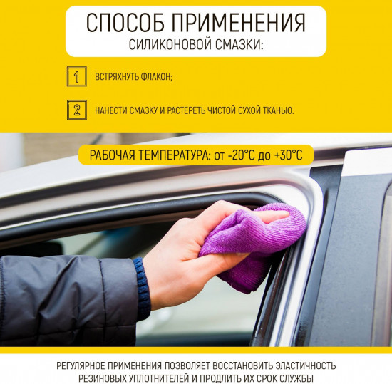 Смазка силиконовая для резиновых уплотнителей