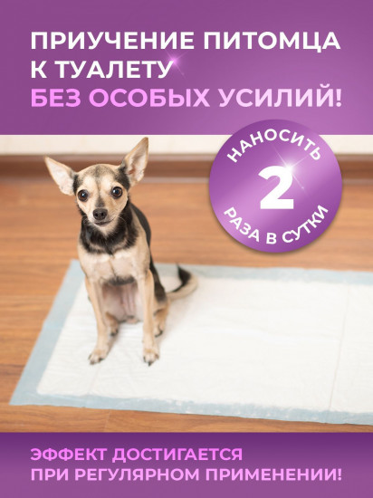 Спрей для приучения к туалету кошек и собак