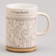 Кружка с крышкой «Loving family» - Фото 5