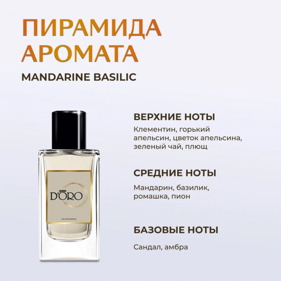 Вода парфюмированная по мотивам Guerlain «Aqua Allegoria Mandarine Basilic»