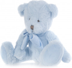 Мягкая игрушка «Мишка голубой сидячий с бантом» - Фото 3