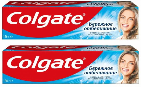 Набор зубных паст «Бережное отбеливание»