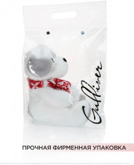 Игрушка мягкая «Собачка Снежок» - Фото 8