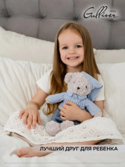 Игрушка мягкая «Мишка в пижаме» - Фото 11