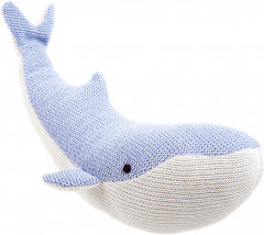 Игрушка мягкая «Кит голубой» - Фото 3