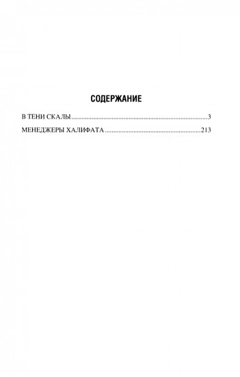 В тени скалы. Менеджеры халифата