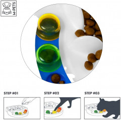 Миска для кошек и собак интерактивная «Tasty Iris» - Фото 7