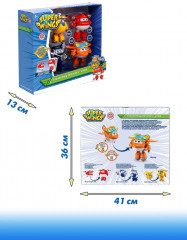 Набор роботов-трансформеров «Джетт, Донни, Пол, Санни» - Фото 8