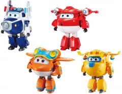 Набор роботов-трансформеров «Джетт, Донни, Пол, Санни» - Фото 2