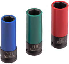 Набор головок ударных удлиненных для колесных дисков - Фото 1