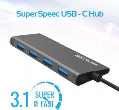 Концентратор Promate SyncHub-C4 - Фото 1