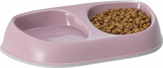 Миска для кошек двойная нескользящая X-Small