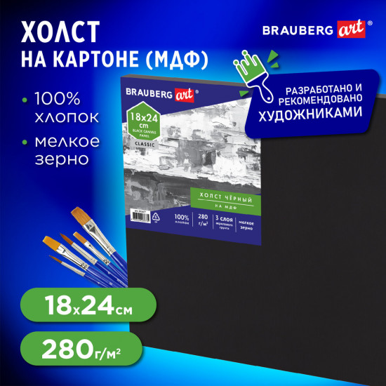 Холст на картоне