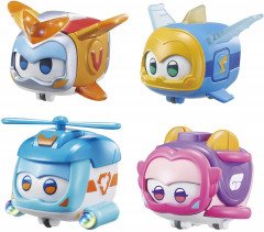 Набор мини-трансформеров «Питомцы Шайн, Голден бой, Джеров, Диззи» - Фото 1