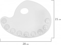 Палитра художественная пластиковая - Фото 5