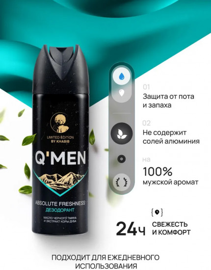 Дезодорант для мужчин «Absolute freshness»