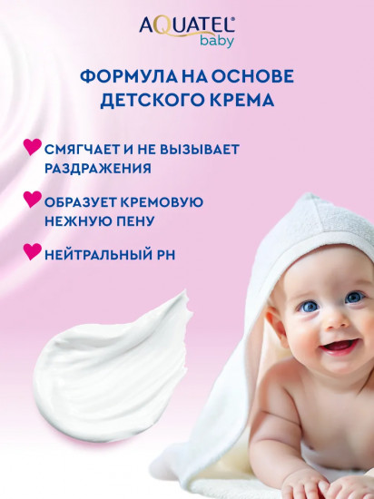 Крем-шампунь без слез детский «Хлопковое молочко»