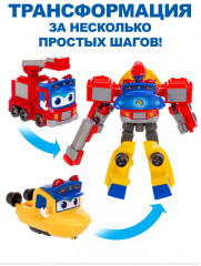 Робот-трансформер 2 в 1 «Пожарный и Капитан» - Фото 1
