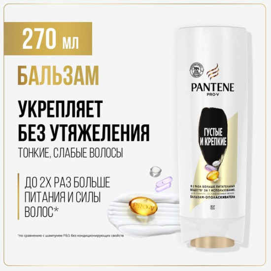 Бальзам-ополаскиватель «Густые и крепкие»