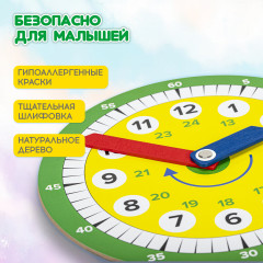 Деревянная игрушка «Умные часы» - Фото 2