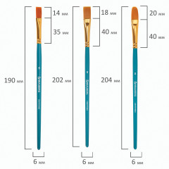 Набор кистей для рисования - Фото 17