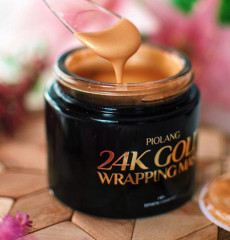 Маска-плёнка для лица обволакивающая с 24-каратным золотом - Фото 2