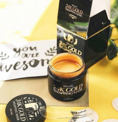 Маска-плёнка для лица обволакивающая с 24-каратным золотом - Фото 4