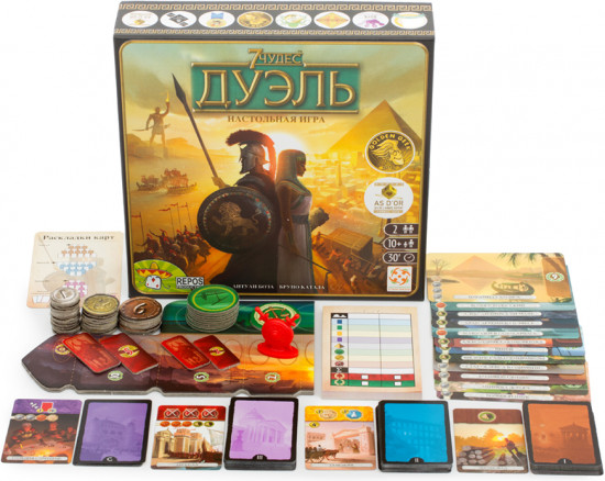 Игра настольная «7 Чудес: Дуэль»