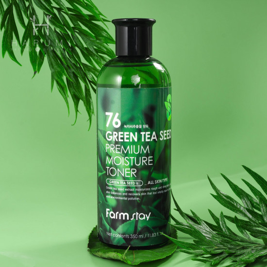 Тонер для лица с экстрактом семян зеленого чая «76 Green Tea Seed Premium Moisture Toner»