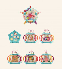 Игрушка-бизиборд развивающая 7 в 1 «Логический центр» - Фото 18