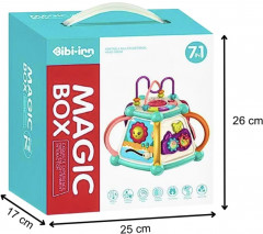 Игрушка-бизиборд развивающая 7 в 1 «Логический центр» - Фото 19