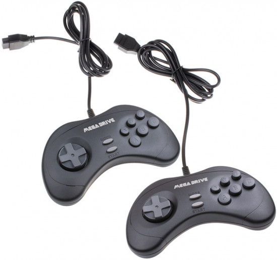 Комплект джойстиков Dendy shop «Mega drive 16-bit»