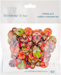 Набор пуговиц декоративных «Матрешки» - Фото 4