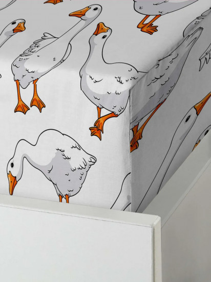 Простыня на резинке «Goose»