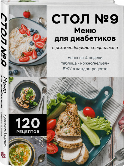 Стол №9. Меню для диабетиков с рекомендациями специалиста