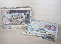 Покрывало «Patchwork» (евро, хлопок, 230×250, 2 наволочки 50×70) - Фото 1