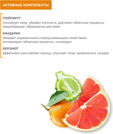 Молочко подтягивающее антицеллюлитное «Sence of energy. Ритуал энергии»