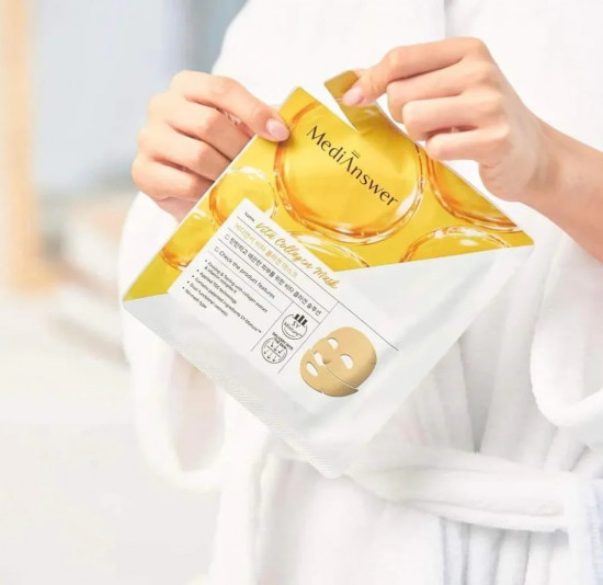 Маска для лица гидрогелевая с коллагеном «Vita Collagen Mask»